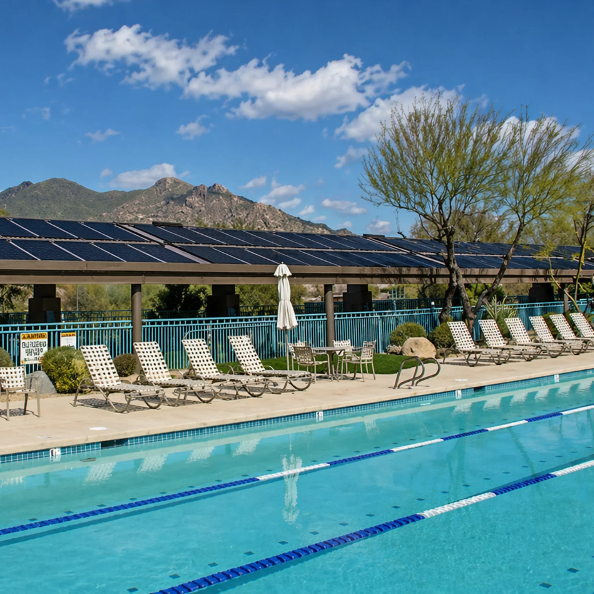 Sistema de Calor Solar para Piscinas